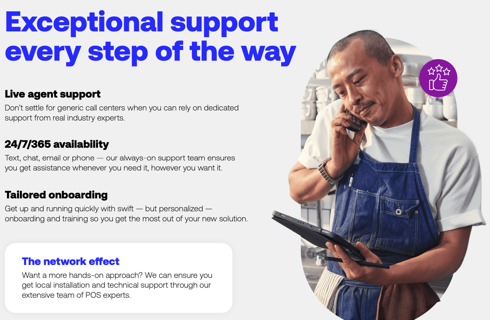 Tailored Support Guarantee For Genius POS